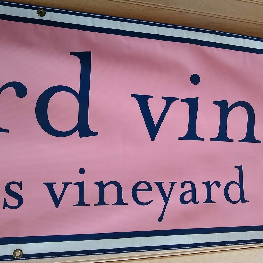 Vineyard Vines vinyl banner